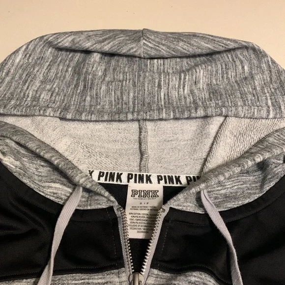 Pink Hooded Zip Down Jacket - Picture 5 of 9